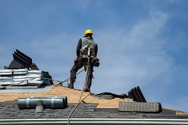 Professional Roof Replacement technician working in Old Zionsville, PA